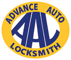 The official logo of Advance Auto Locksmith in Orlando, FL